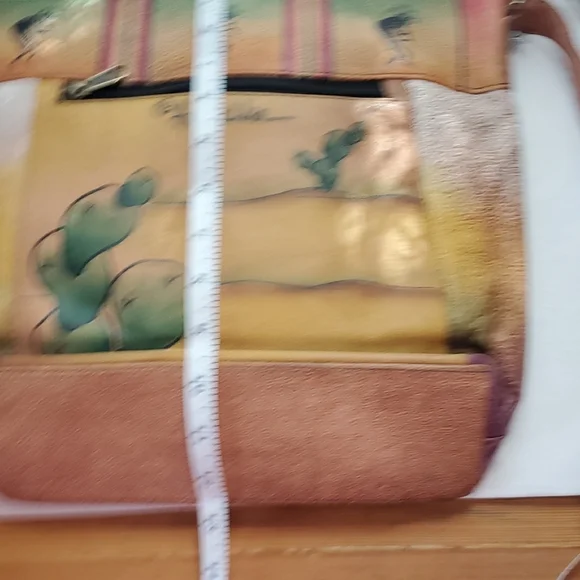 Anuschka Multicolor Artistic Shoulder Bag